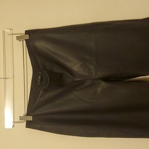 Faux Leather black pants